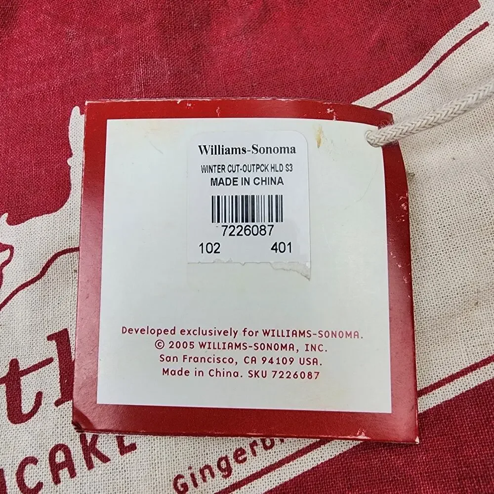 Williams Sonoma North Pole Pancake Molds Reindeer Snowflake Gingerbread Man NWT